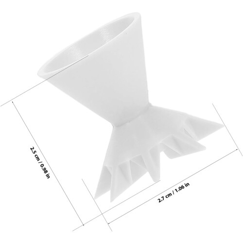 Mini Plastic Paint Pouring Cup for Fluid Art, 1pcs Reusable Split Mixing Funnel 1