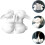 Ceramic Rabbit Bookends, White Pair Cute Bunny-Shaped Decorative Book Supports 7