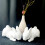Ceramic Rabbit Bookends, White Pair Cute Bunny-Shaped Decorative Book Supports 8