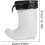 Breathable Warm Keeping Boot Liners Thick Cotton Cover for Rain Boots Winter Liners for Comfortable 3