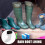 Breathable Warm Keeping Boot Liners Thick Cotton Cover for Rain Boots Winter Liners for Comfortable 5