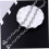 8pcs Compact Metal Mirror Keyring Double-Sided Folding Mirror Keychain Ring 6