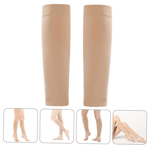 Chaussettes de compression pour mollets, manchons de compression élastiques pour hommes 2