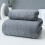 Handduk i korallfleece, benvit, 1 st. 5