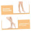 Chaussettes de compression pour mollets, manchons de compression élastiques pour hommes 6