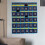 Classroom Pocket Chart Organizer with 30 Numbered Pockets and 4 Hooks 2