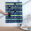 Classroom Pocket Chart Organizer with 30 Numbered Pockets and 4 Hooks 5