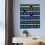 Classroom Pocket Chart Organizer with 30 Numbered Pockets and 4 Hooks 6