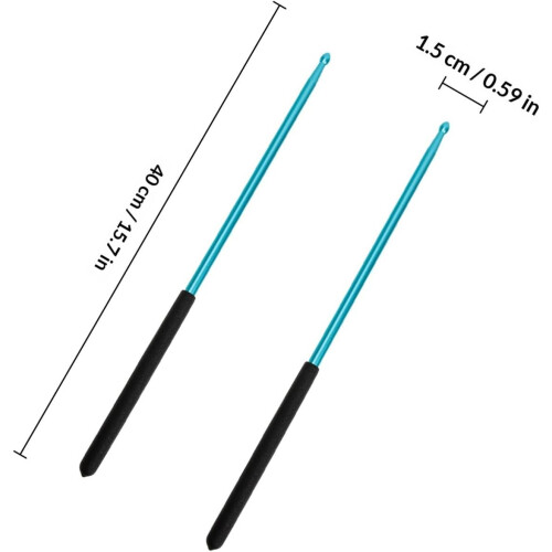 1 Pair Performance Drumsticks Stage Drumsticks Comfortable to Hold Versatile Blue Aluminum Alloy 1