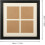 Square Art Wall Frame Painting Frame 12x12inch Mdf Material Modern Style Holds 2