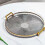 Plateau rond en verre pour table basse – Décoration moderne 4