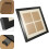 Square Art Wall Frame Painting Frame 12x12inch Mdf Material Modern Style Holds 8
