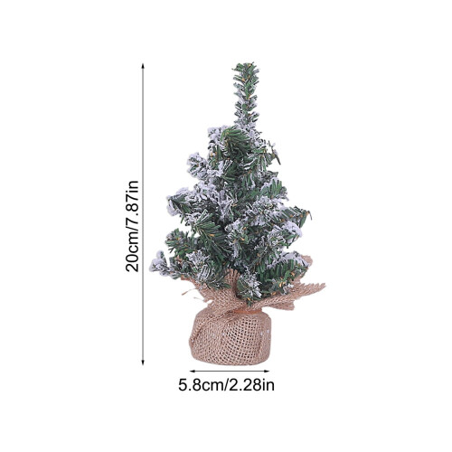 Mini sapin de Noël artificiel 20 cm, décoration de table 1
