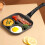 Poêle à œufs et à crêpes à 2 compartiments, compatible induction 5