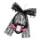 Cool gotisch sleutelhangeraccessoire met hartframe en-B 1