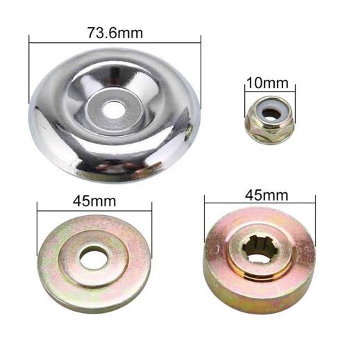 Gresstrimmerhodeadaptersett – Jern, 10 mm innvendig hull 2