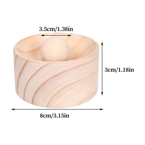 Wooden Dumpling Maker with Non-Stick Press and Ergonomic 2