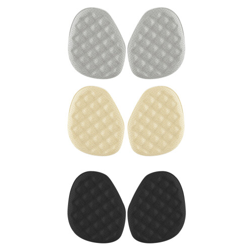 4 Paar High Heel Insert-schwarzes graues Betriebssystem 1