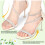 4 Paar High Heel Insert-schwarzes graues Betriebssystem 5