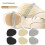 4 Paar High Heel Insert-schwarzes graues Betriebssystem 6