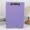 Tragbare Dokumenten-Organizer-Box mit Klemmbrett und-Lila 6