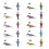 80mm 12g Hard Artificial Lures Trible Hook Swimbait-als Bild 6