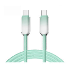 1 m geflochtenes USB-C-Kabel, 120 W, Schnellladung,-TCTC grün