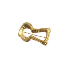 Stijlvolle statement-pin gemaakt van stevige-Klein stom goud