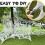 Riesige 3D-Spinnennetz-Dekoration, elastisch, 99 x 200 cm 3
