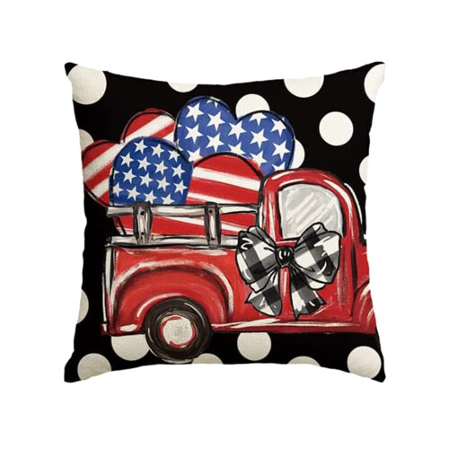 XIUH Home Textile kussensloop voor Onafhankelijkheidsdag (1 stuk)