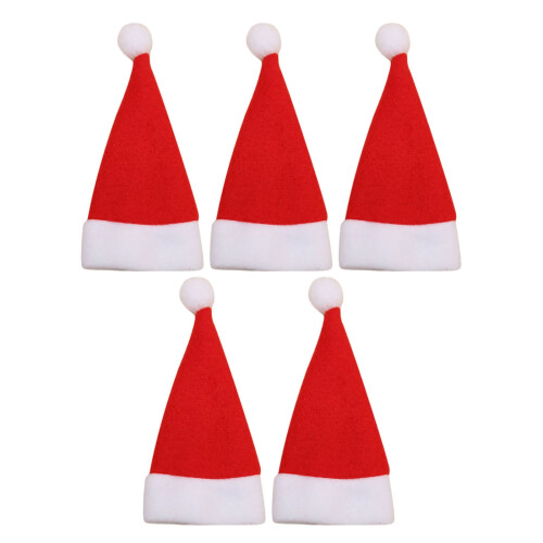 Kerstbestekset met flessendop en mini-kerstmuts