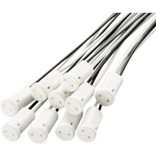 Suporte para lâmpada G4 em plástico, 12V, 20 unidades.
