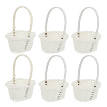 Woven Hamper Basket Classic Style 6 pcs