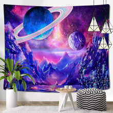 Galaxy Space -seinävaate, psykedeelinen kuvio, 1 pakkaus