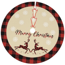 Gonna per albero di Natale con motivo Babbo Natale, 48 pollici