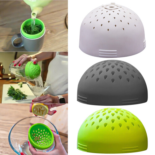 3-Piece Silicone Mini Colander Set with Strong Suction
