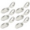6-teiliges Canapé-Servierlöffel-Set aus Edelstahl 1