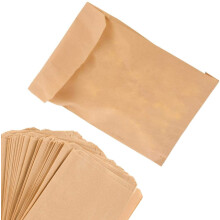 Χάρτινες σακούλες σάντουιτς Kraft Wax 8" x 6" (Συσκευασία των 200 τεμαχίων)