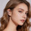 2Pcs Star Shape Ear Clip Without Needle Earrings Glittering 4