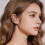 2Pcs Star Shape Ear Clip Without Needle Earrings Glittering 5