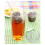 Rustfrit stål teinfuser rund 4,5 cm 3