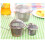 Rustfrit stål teinfuser rund 4,5 cm 5