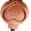 Professional Heart Shape Double Side Pancake Maker Pan-Black 7