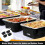 4 Stück Chafing Dish Windschutz Chafing Dish Shiel, dekorativer 2