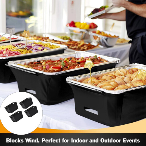 4Pcs Chafing Dish Wind Guard Chafing Dish Shiel,Decorative 1