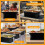 4 Stück Chafing Dish Windschutz Chafing Dish Shiel, dekorativer 6