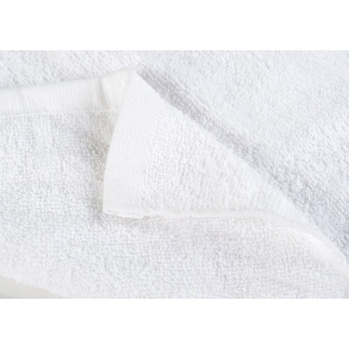 Serviette de bain en coton blanc 30 x 65 cm 2