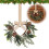 Mini guirlanda de Natal de 15 cm com pinhas e frutos silvestres 4