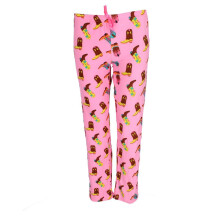 Roll Outta Bed Women's Cowgirl Polysuede Open Bottom Pyjama Pants