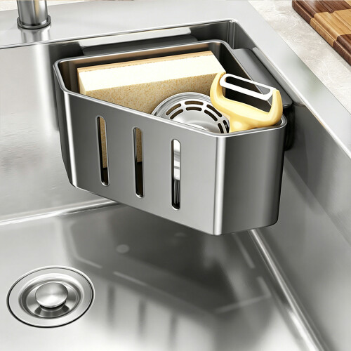 Efficient Sink Side Storage Rack With Strong Adhesive Ideal-1 2